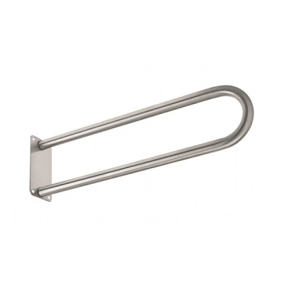 Barre de support acier inoxydable brossé NEW WCCARE murale 80 cm