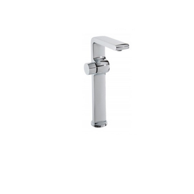 Mitigeur lavabo laiton STATUS chromé allongé avec vidage