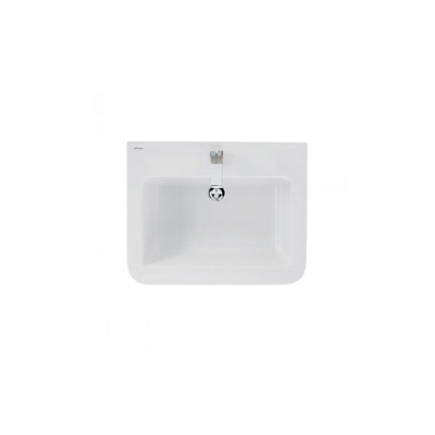 Lavabo céramique ADVANCE blanc rectangulaire 55x48x19.5 cm