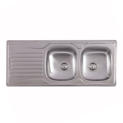 EVIER FARO 2C D 116X50,4 AC VIDAGE/SIPHON