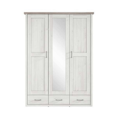 GARDE ROBE LUCA JuZi 3PORTES 3TROIRS PIN LARICO