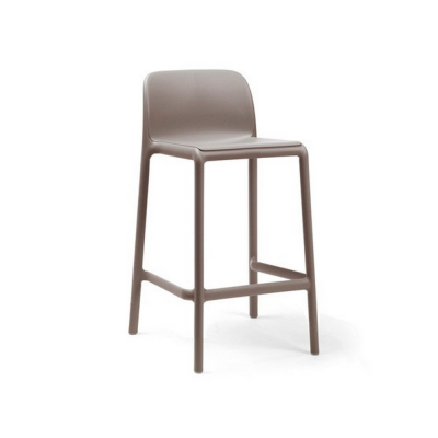 Tabouret polypropylène et fibre de verre traité anti UV FARO Tortora mini 86x47x49 cm