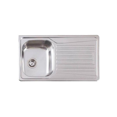 EVIER FARO 1C G 86,4X50,4 AC VIDAGE/SIPHON