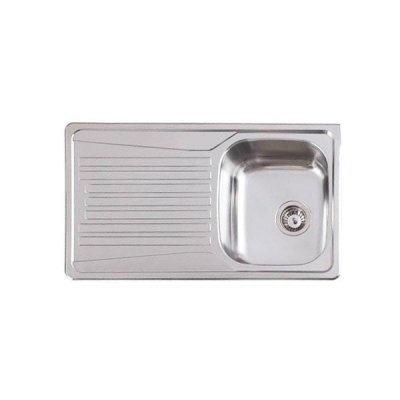 evier FARO 1C D 86,4X50,4 avec vidage et siphon