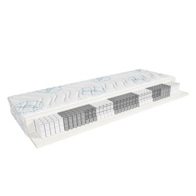 Matelas révisible en mousse polyuréthane 7 zones de confort housse amovible H3-dur MERIDA 120x200 cm