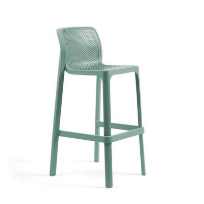 Tabouret polypropylène et fibre de verre traité anti UV NET Salice avec patins anti-dérapants 101x49x52 cm