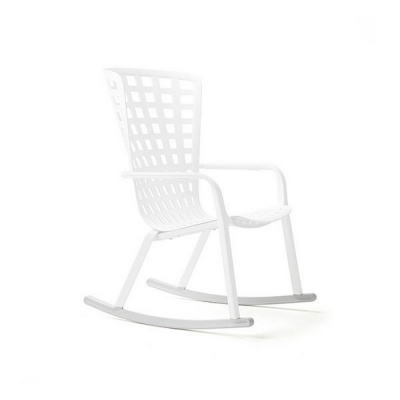 Kit basculant pour fauteuil fibre de verre FOLIO Blanc 119-112x72x91 cm