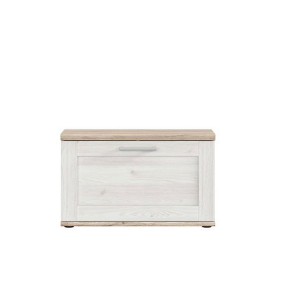 ARMOIRE ROMANCE 1PORTE MELEZE SIBIU CLAIR/CHÊNE SANREMO CLAIR