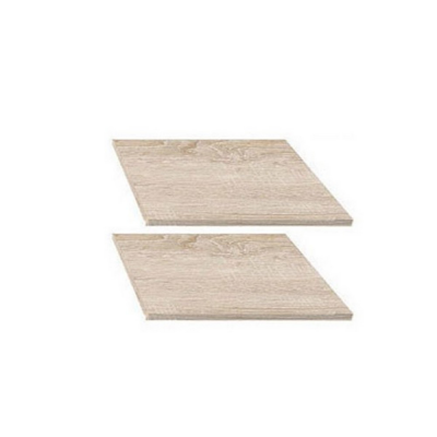 SET DE 2 ETAGERES 37 CHÊNE POUR GARDE ROBE NEPO