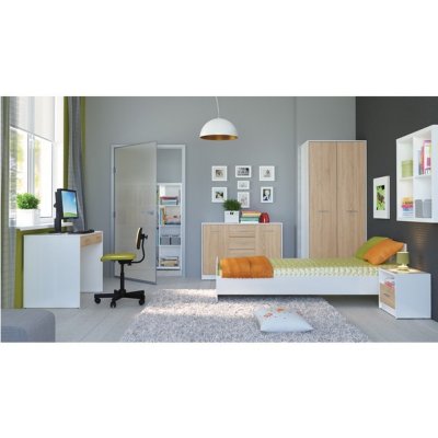 SET DE 2 ETAGERES 37 CHÊNE POUR GARDE ROBE NEPO