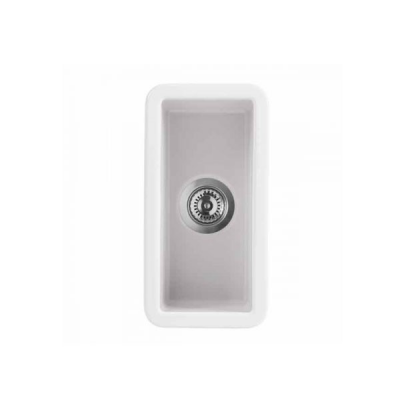 EVIER  1/2 CUVE ENC VALET AC VID BL