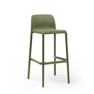 Tabouret polypropylène et fibre de verre traité anti UV FARO Agave haut 97x49x51 cm