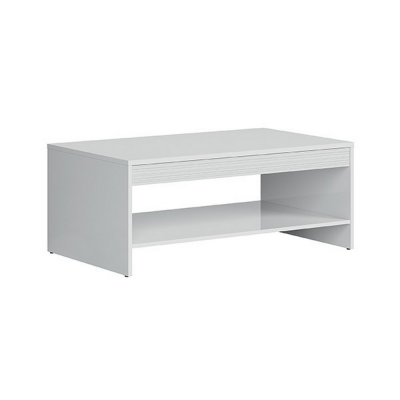 TABLE BASSE FLAMES 110 BLANC BRILLANT