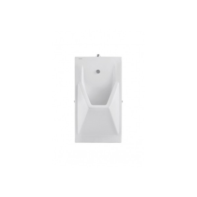Urinoir chine vitreuse CUBIC blanc avec alimentation par le haut et diffuseur 72x39.7x29.2 cm