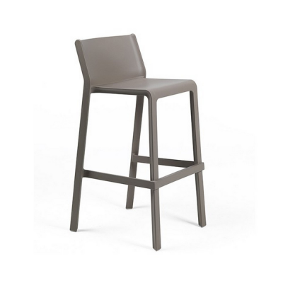Tabouret polypropylène et fibre de verre traité anti UV TRILL Tortora avec patins anti-dérapants 96x50x76 cm