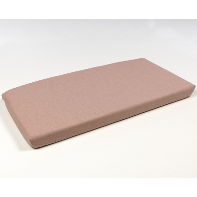 BANQUETTE NET BLANC+MATELAS ROSE