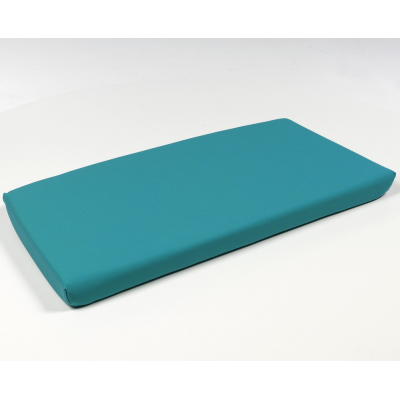 Banquette NET BLANC+Matelas Bleu Sardinia