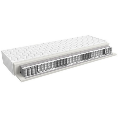 Matelas révisible en mousse polyuréthane 7 zone de confort H3 dur housse amovible SONUS GLAMOUR 120x200 cm