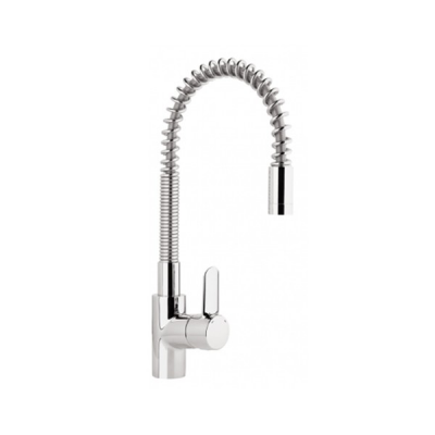 MITIGEUR EVIER ALFA CHROME AVEC BEC ORIENTABLE CHROME - Taamir House