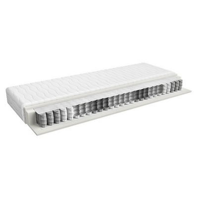Matelas révisible en mousse polyuréthane 7 zones de confort H2 moyen PREMIA 140x200 cm