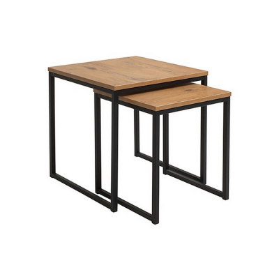 SET DE 2 TABLES BASSES AROZ 40/50 CHÊNE LANCELOT