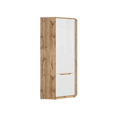 GARDE ROBE NUIS 1PORTE CHÊNE WOTAN/BLANC BRILLANT