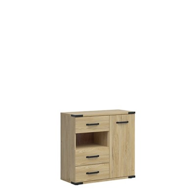 COMMODE LARA 1PORTE 3TIROIRS FRÊNE DE BIÉLORUSSE