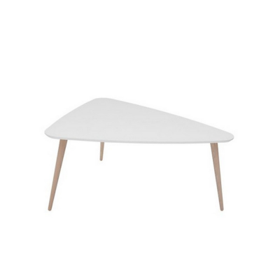TABLE BASSE TRIANGO S BLANC/CHÊNE SONOMA