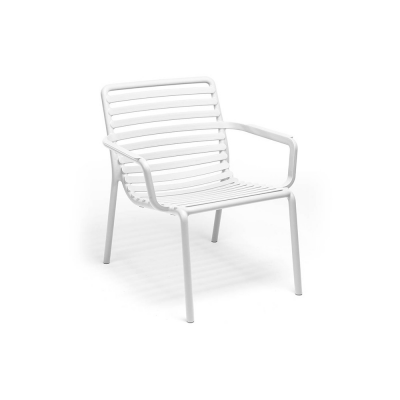 Chaise polypropylène et fibre de verre DOGA RELAX Blanc 76x70x75 cm
