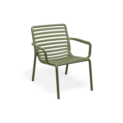 Chaise polypropylène et fibre de verre DOGA RELAX Vert agave 76x70x75 cm