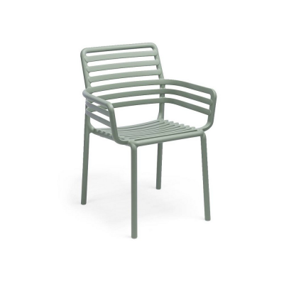 Chaise polypropylène et fibre de verre DOGA Vert menta 83x60x56 cm