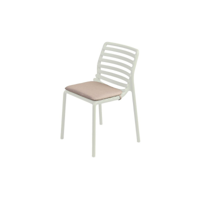 Assise pour Chaise fibre acrylique teintée en fils DOGA Bistrot Beige lino 4x90x54 cm
