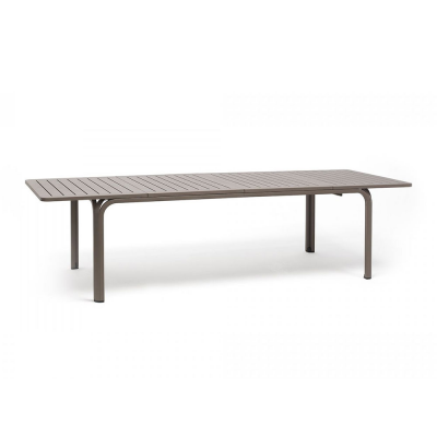 Table DurelTOP en polypropylène traité anti-UV ALLORO Tortora extensible 73x210-280x100 cm