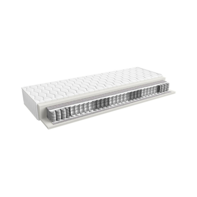 Matelas révisible en mousse polyuréthane 7 zone de confort H3 dur housse amovible SONUS GLAMOUR 90x200 cm