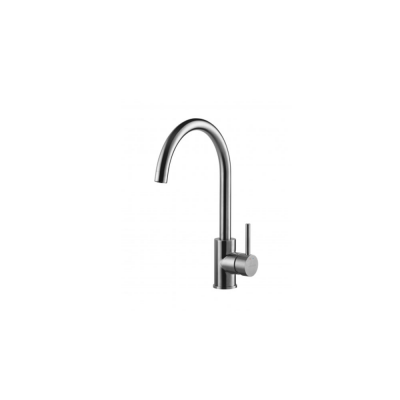 Mitigeur évier avec bec orientale KOPA inox brossé