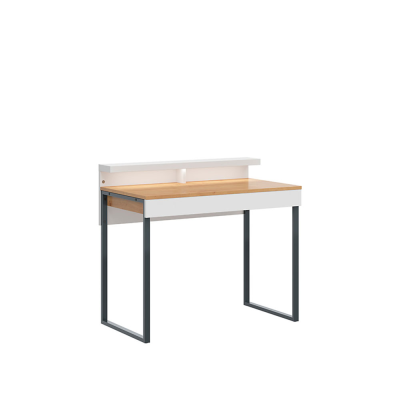 Bureau DARIN chêne arlington naturel/ blanc alpin 100 cm
