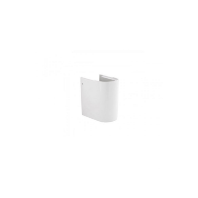 Demi colonne pour lavabo céramique NAU blanc avec kit de fixation 20.5x31.5x32 cm
