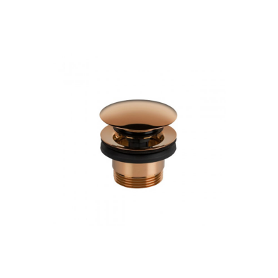Vidage pour lavabo TIC TAC cuivré universel diamètre 6.3 cm