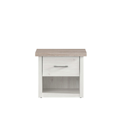 Table de nuit LUCA JUZI meleze sibiu clair/chêne sonoma foncé