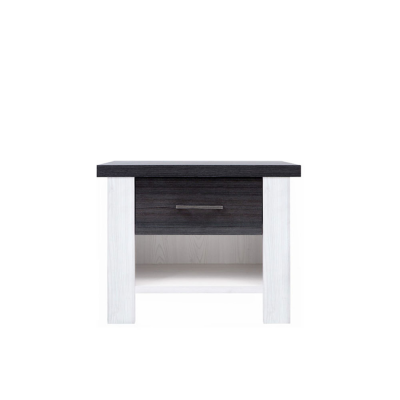 Table de nuit LUCA meleze clair/pin larico 1 tiroir