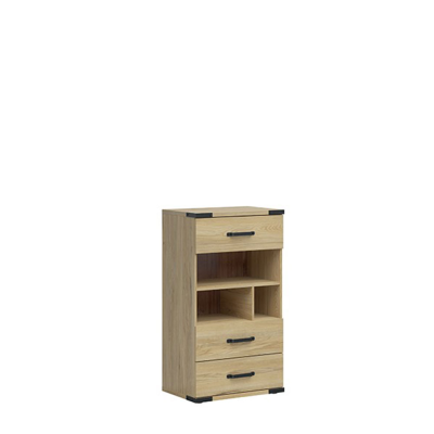 Commode LARA frêne de biélorusse 3 tiroirs