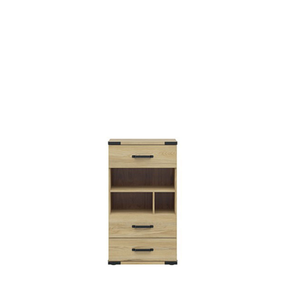 Commode LARA frêne de biélorusse 3 tiroirs
