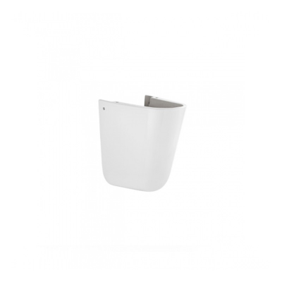 Demi colonne pour lavabo céramique CETUS blanc avec kit de fixation 34.5x25.5 cm