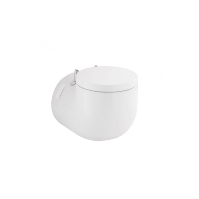 Cuvette suspendue céramique WCA blanc avec abattant duroplast 38x41.5x54 cm