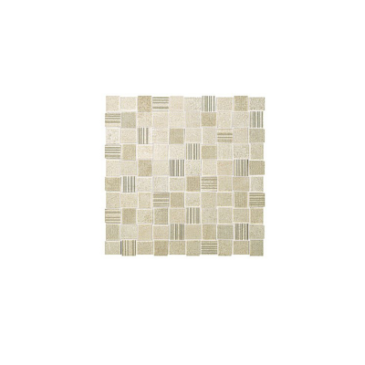 Faïence mosaique rectifié mat DE CHECK BEIGE MOSAICO 30,5x30,5 cm
