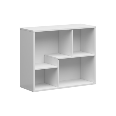 Bibliothèque TETRIX blanc brillant 87,1x71,5x33,5 cm