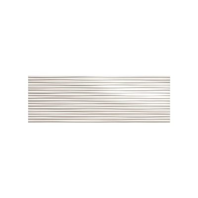 Faïence brillant LUM LINE WHITE 25x75 cm (7 pièces)