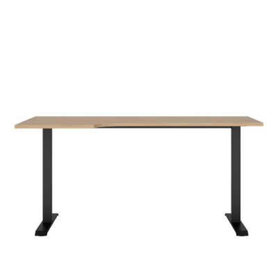 Bureau angle gauche SPACE OFFICE chêne rustique 160x90x75,5 cm