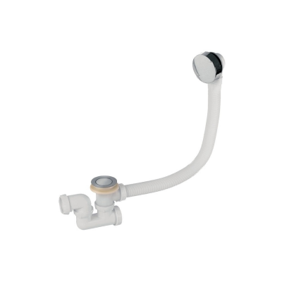 Vidage de baignoire à cable avec siphon orientable 700