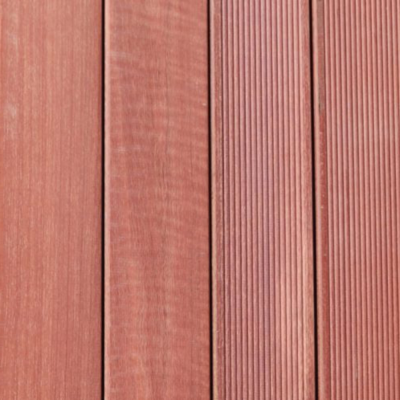 Decking bois exotique MASSARANDUBA rainuré Classe 5 L200-425x9,5x2,1 cm